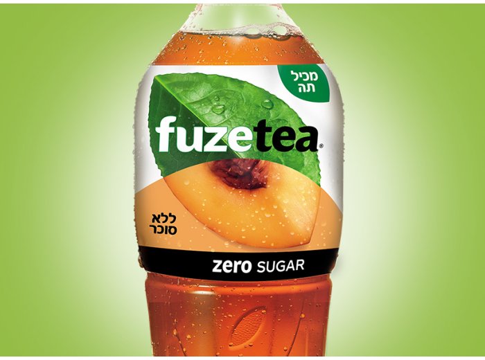 פיוז טי ZERO בטעם אפרסק 1.5 ליטר