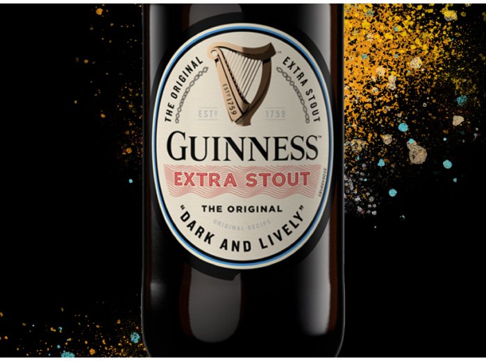 גינס 330 בקבוק 24 בודדים