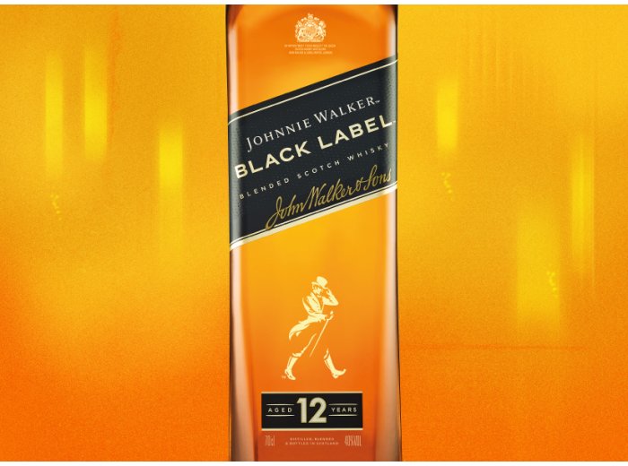 ג'וני ווקר שחור 1000 מ"ל- ללא מארז אישי