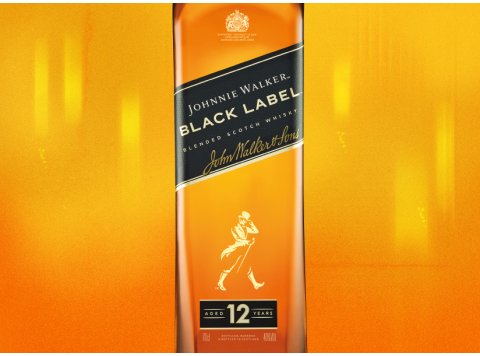 ג'וני ווקר שחור 1000 מ"ל- ללא מארז אישי